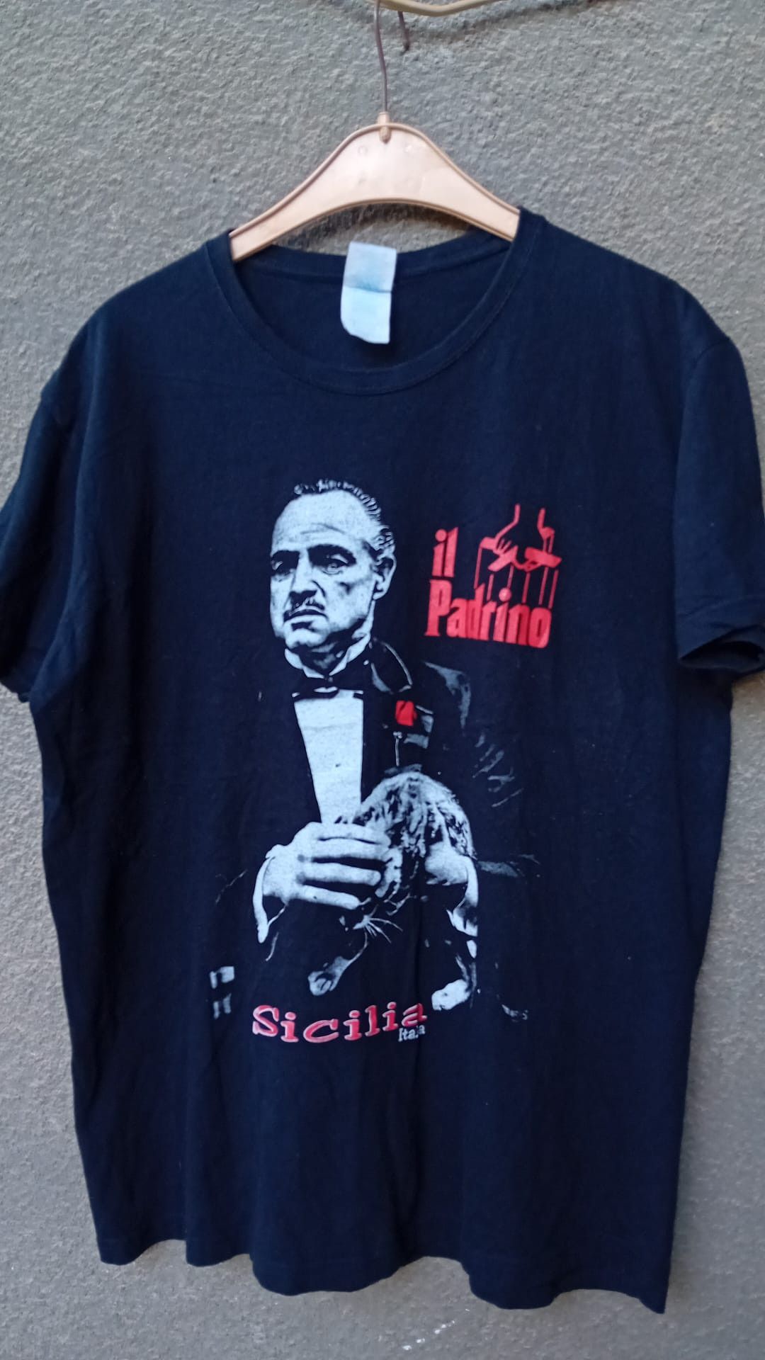 Vintage The Godfather Sicily il Padrino Vtg double sided Movie Promo Size US M / EU 48-50 / 2 - 1 Thumbnail