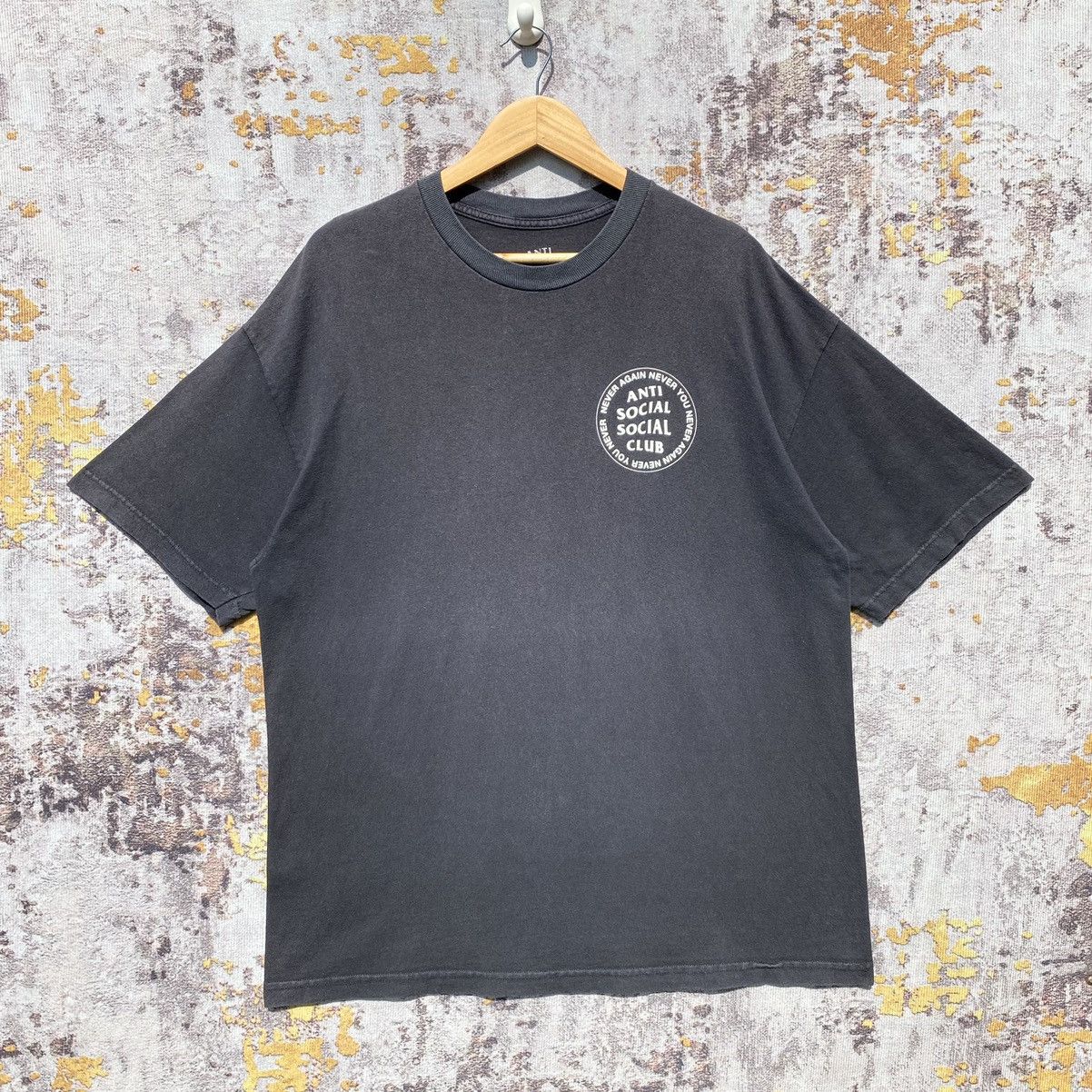 Anti Social Social Club Anti Social Social Club Never Again Never You Shirt SunFaded Size US XL / EU 56 / 4 - 2 Thumbnail
