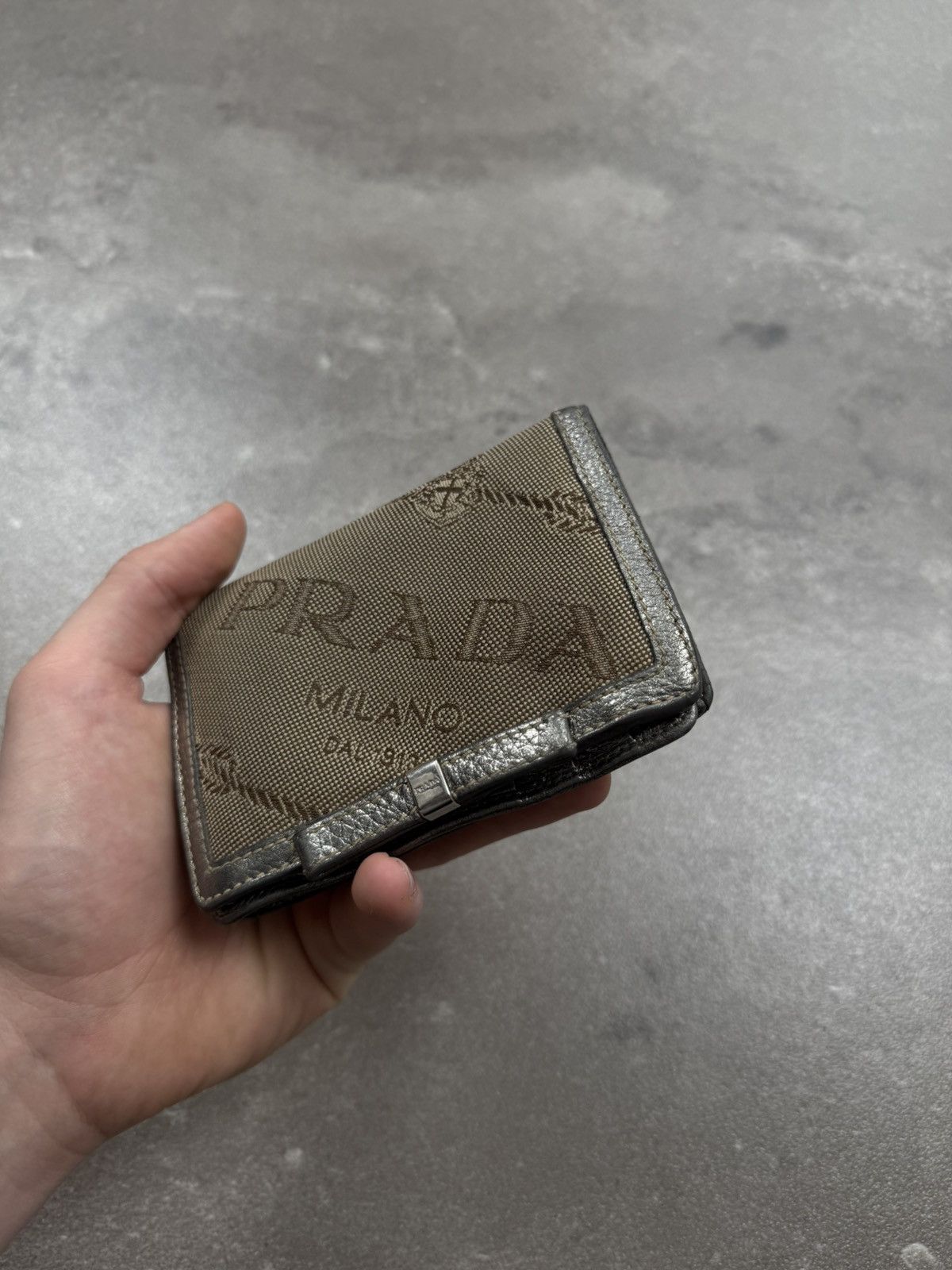 Prada Prada wallet big logo vintage street wear Size ONE SIZE - 4 Thumbnail