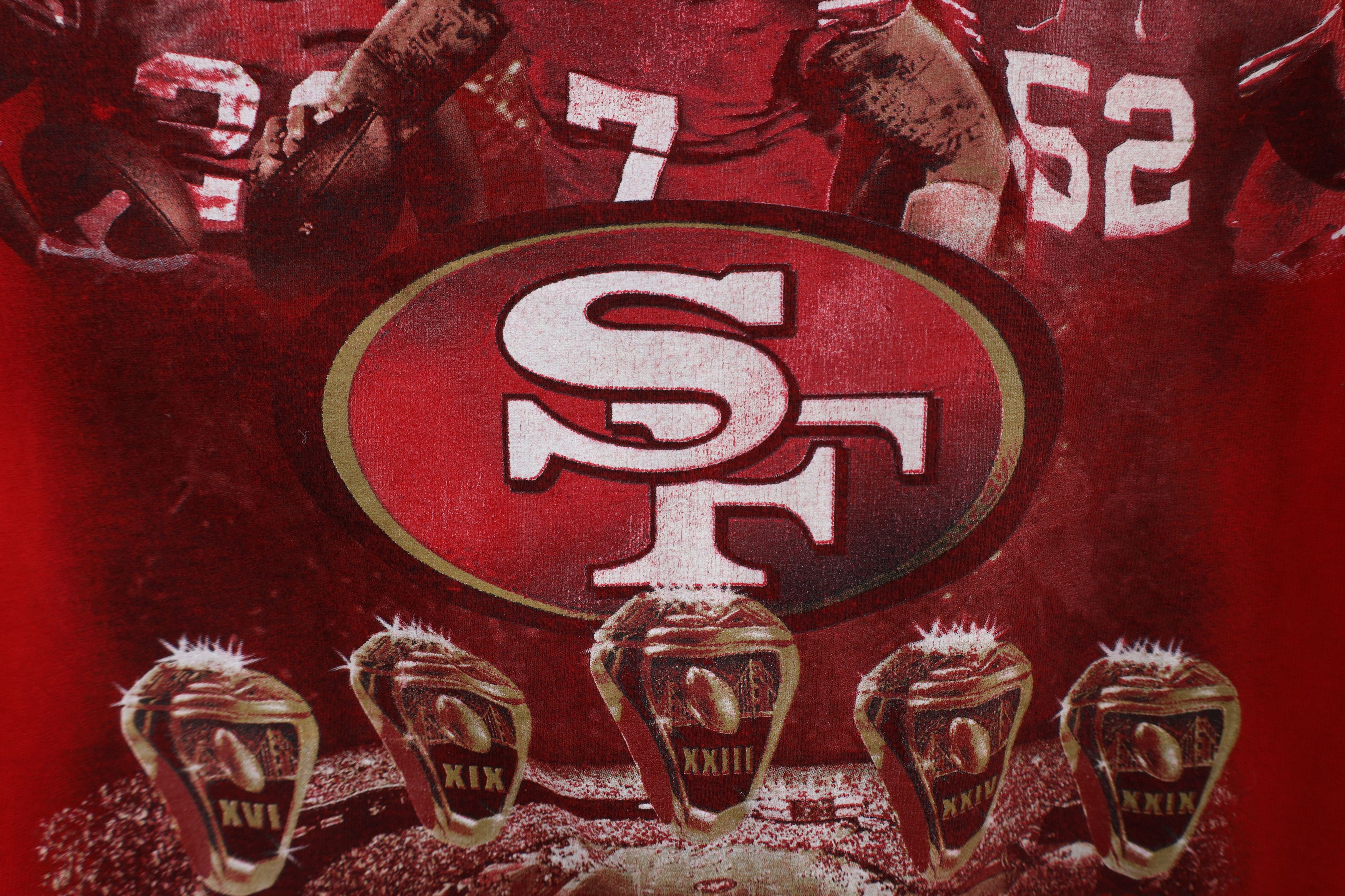 Vintage Vintage Y2K 2013 Farewell Season San Francisco 49ers T-Shirt Size US L / EU 52-54 / 3 - 5 Thumbnail