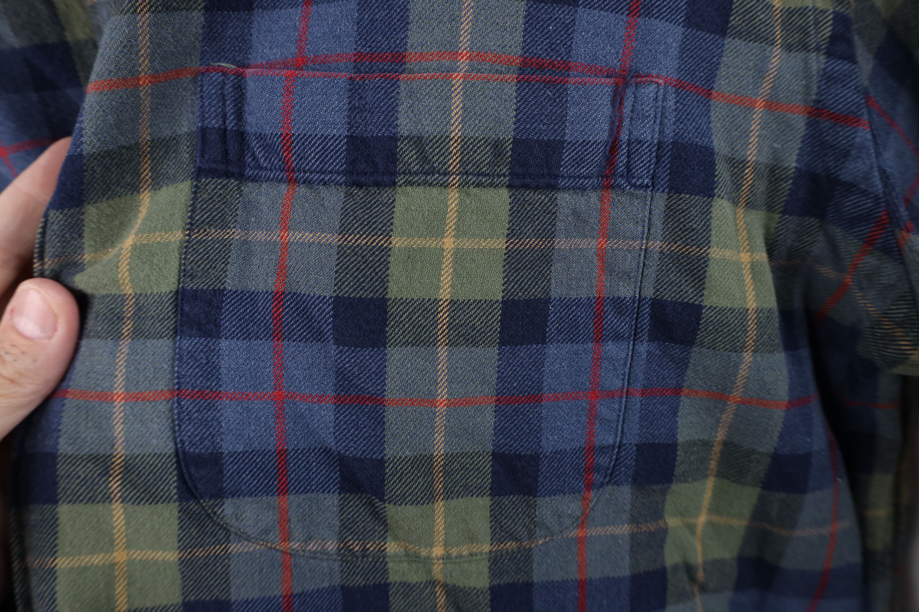 Lands' End Vintage 90s Lands End Collared Button Down Shirt Plaid Size US M / EU 48-50 / 2 - 5 Thumbnail