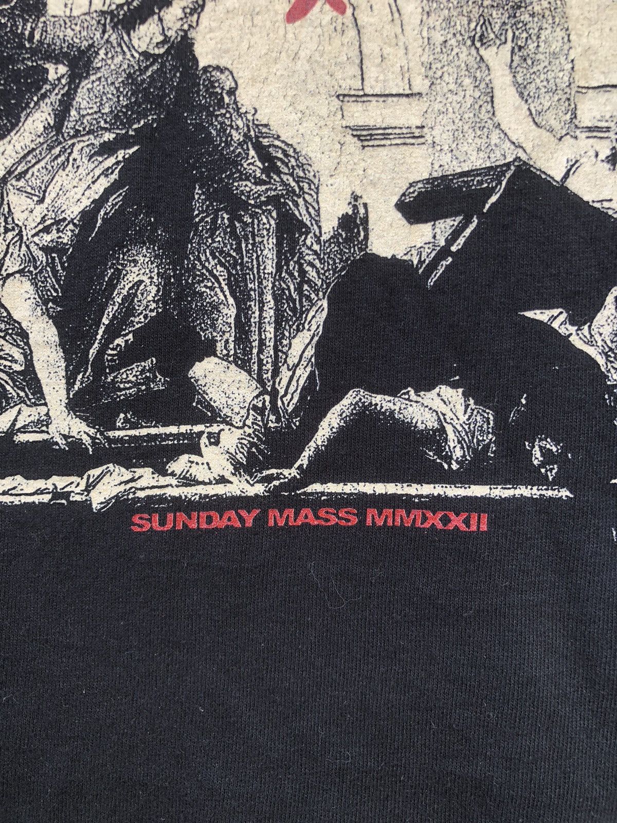 Japanese Brand Streetwear Sunday Mass Consequences Gothic Bones Graphic Tee Size US XL / EU 56 / 4 - 8 Thumbnail