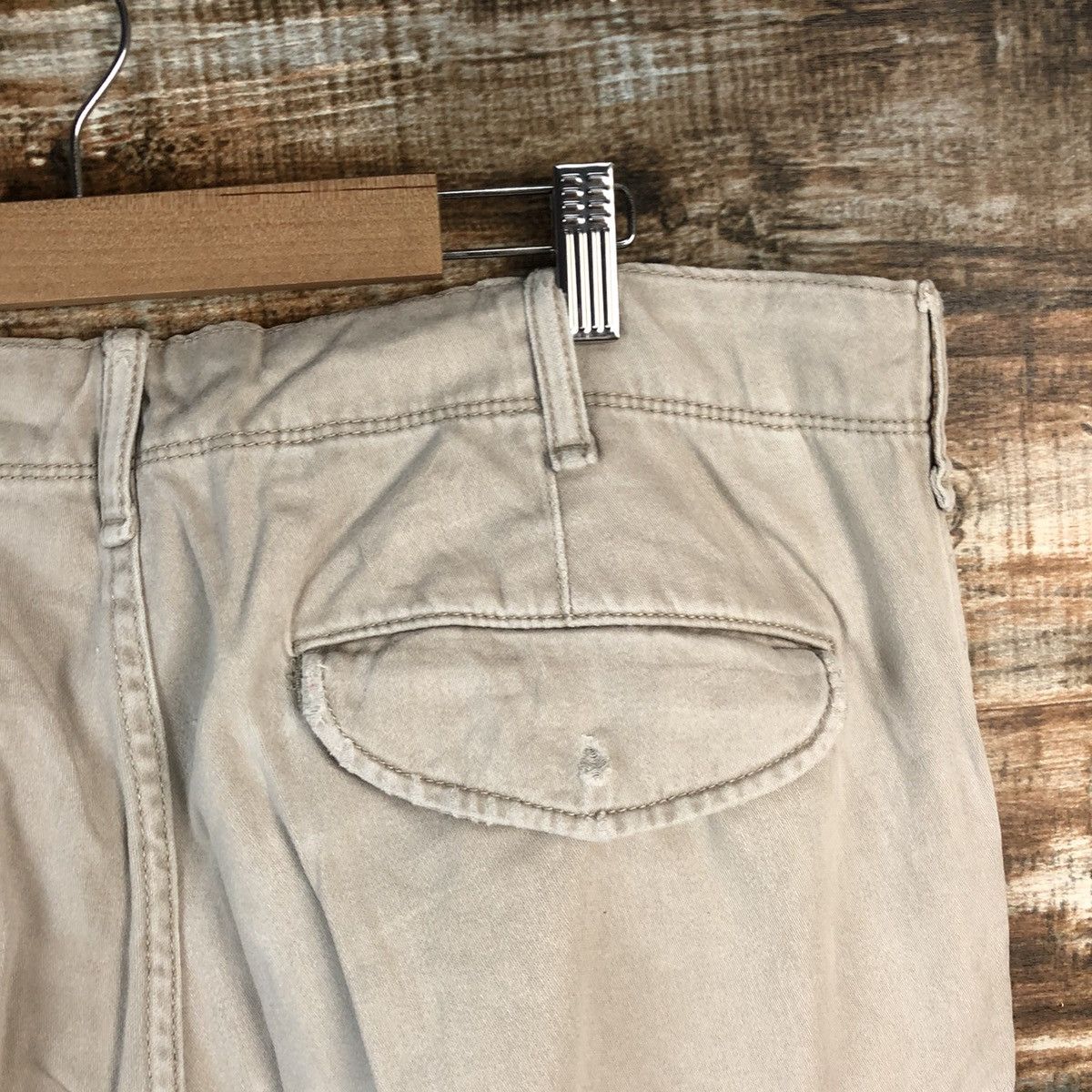 Japanese Brand DL Uniqlo Brown Cargo Multipocket Pants #C213 Size US 33 - 22 Thumbnail