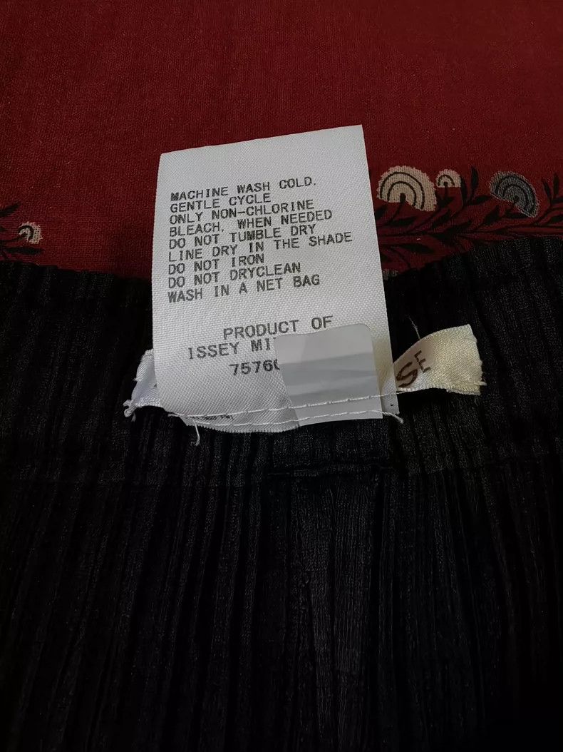Issey Miyake issey miyake size：4 black pants 2506-Nextarrow Size US 26 / EU 42 - 5 Thumbnail