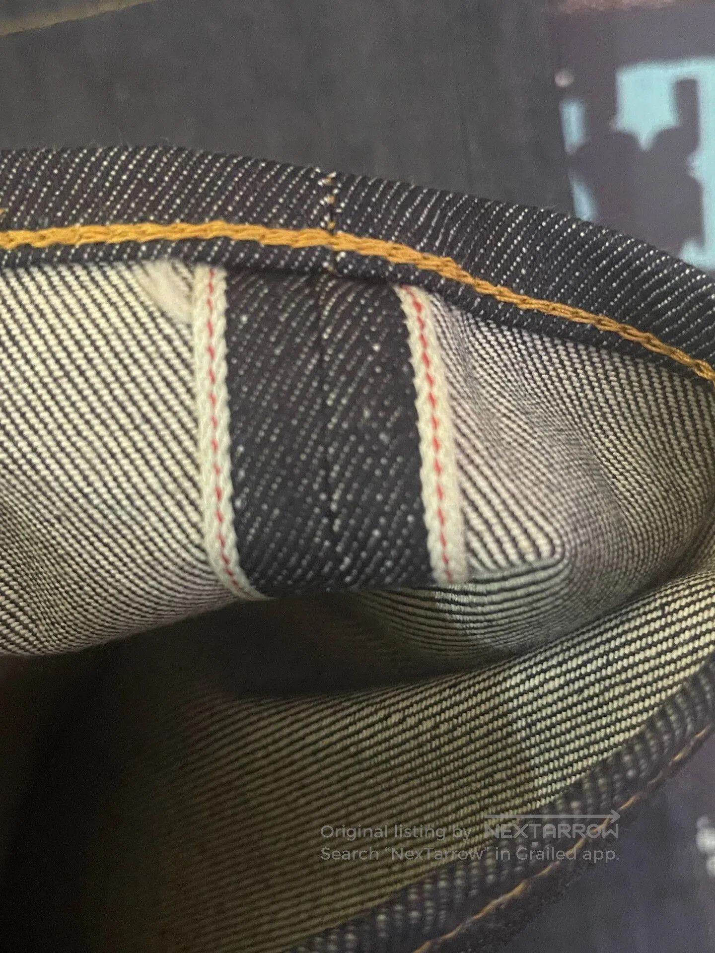 Levi's 501XX W33 L34 Unwashed Denim.