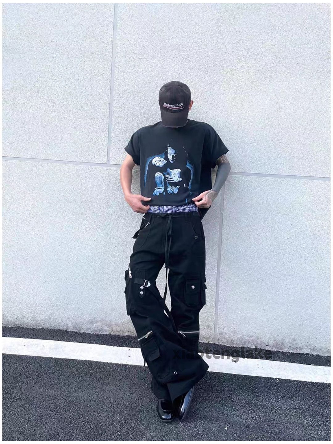 Designer Zipper utility loose baggy skate outdoor military pants Size US 30 / EU 46 - 3 Thumbnail