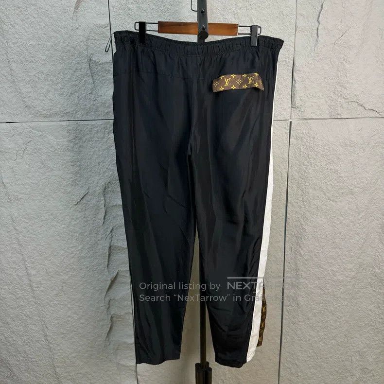 Louis Vuitton Louis Vuitton Side slits silk print slacks pants Size 37" - 5 Thumbnail