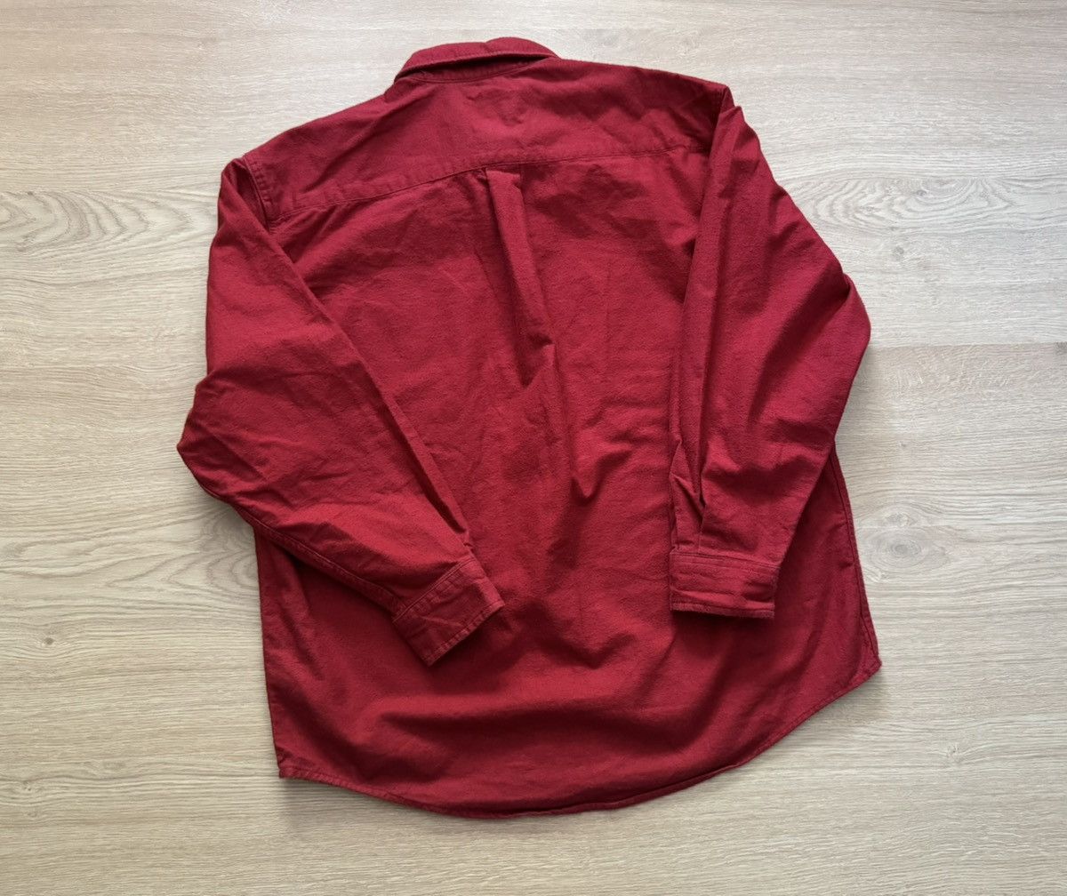 Eddie Bauer Vintage 00’s Eddie Bauer USA Red Flannel Shirt Size US L / EU 52-54 / 3 - 3 Thumbnail