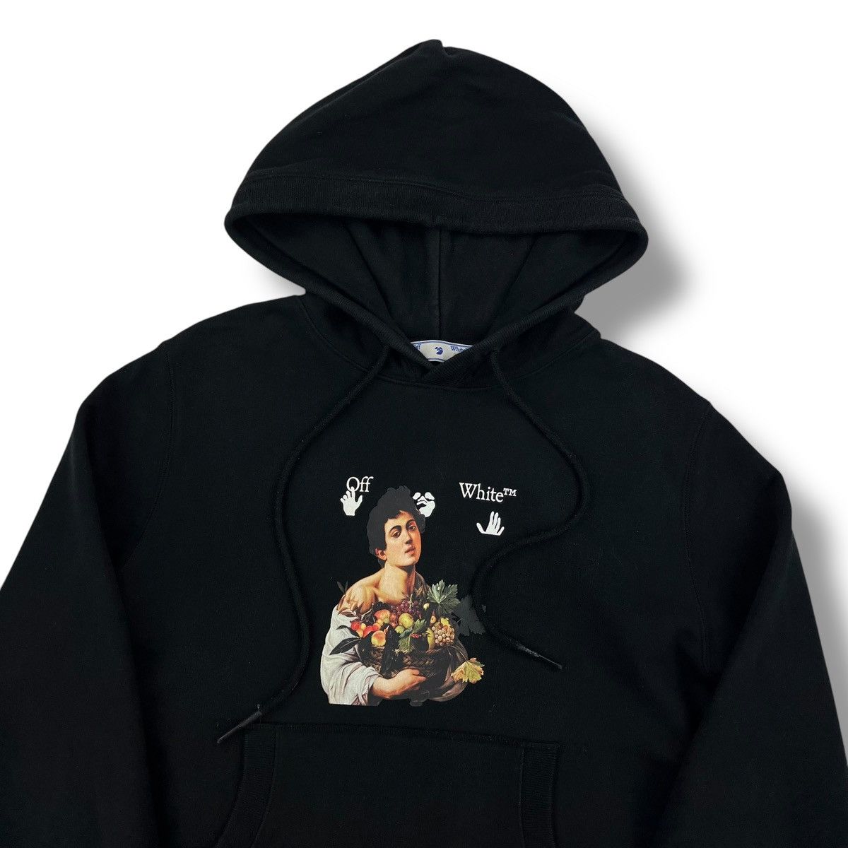 Off-White Off-White Caravaggio Boy Black Hoodie Size US S / EU 44-46 / 1 - 1 Thumbnail