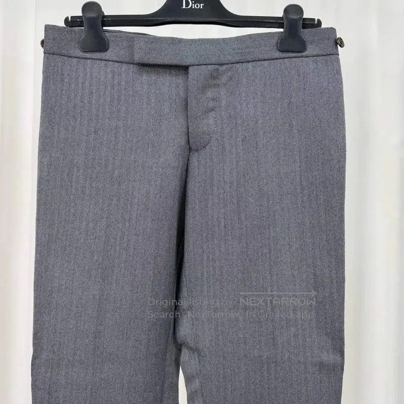 Other Thom Browne Men's Gray Wool Striped Pants . Size US 28 / EU 44 - 3 Thumbnail