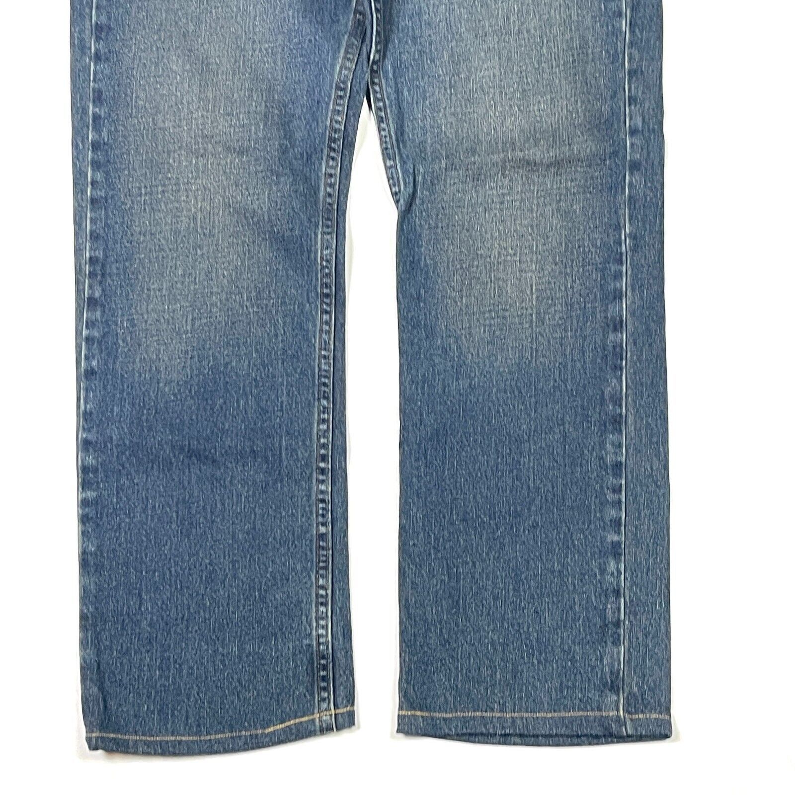 Faded Glory Faded Glory Washed Blue Denim Jeans Pants Mens size 31x28 Size US 31 - 2 Thumbnail