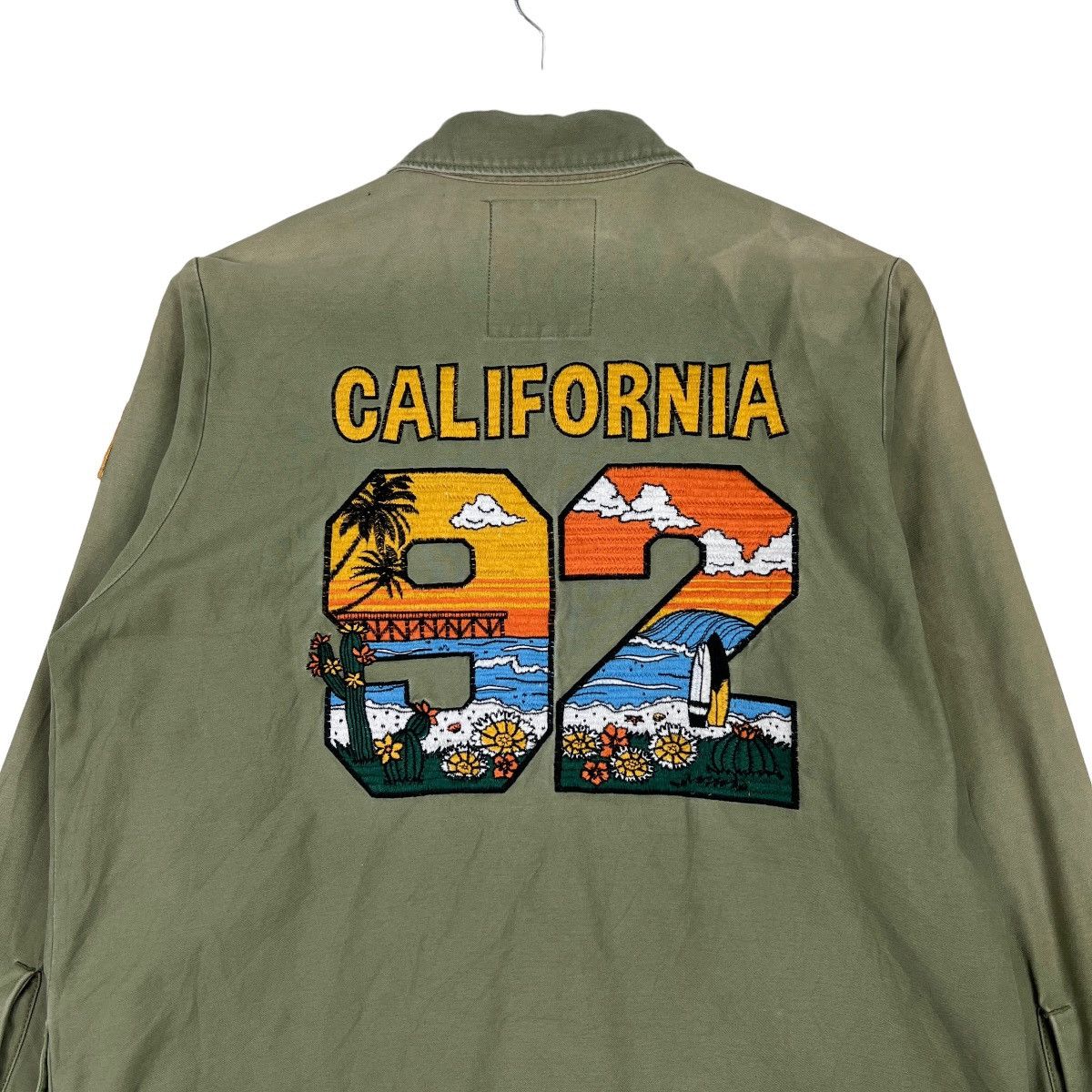 Japanese Brand 🔥 RODEO CROWNS MILITARY JACKET Size US M / EU 48-50 / 2 - 9 Thumbnail