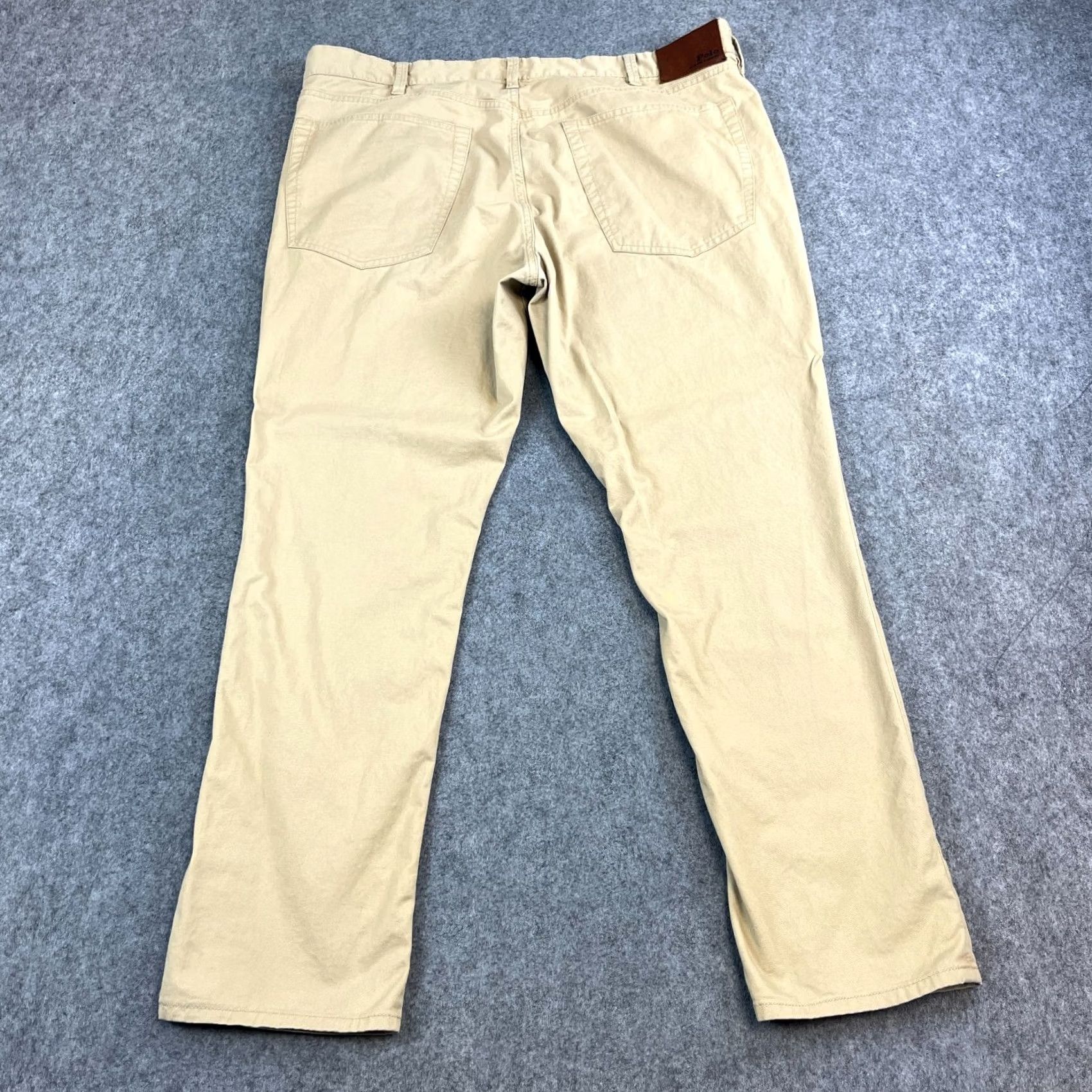 Polo Ralph Lauren Polo Ralph Lauren Mens Chino Trousers Pants Slim Fit 38 Beige Stretch 5-Pocket Design Logo Preppy, Trousers, Regular Size 38 Mens Size US M / EU 48-50 / 2 - 2 Thumbnail