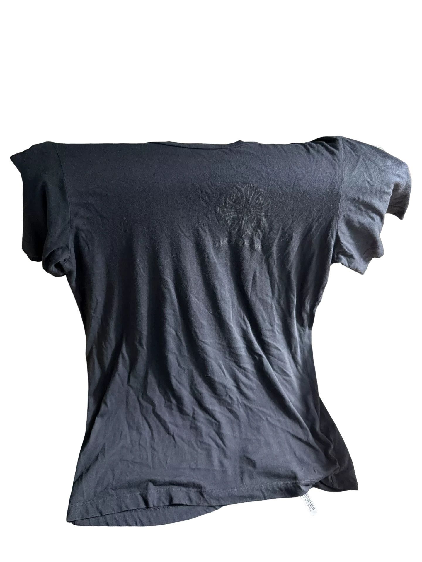 Chrome Hearts Chrome Hearts Tonal Black Floral T-Shirt S Size US S / EU 44-46 / 1 - 1 Thumbnail