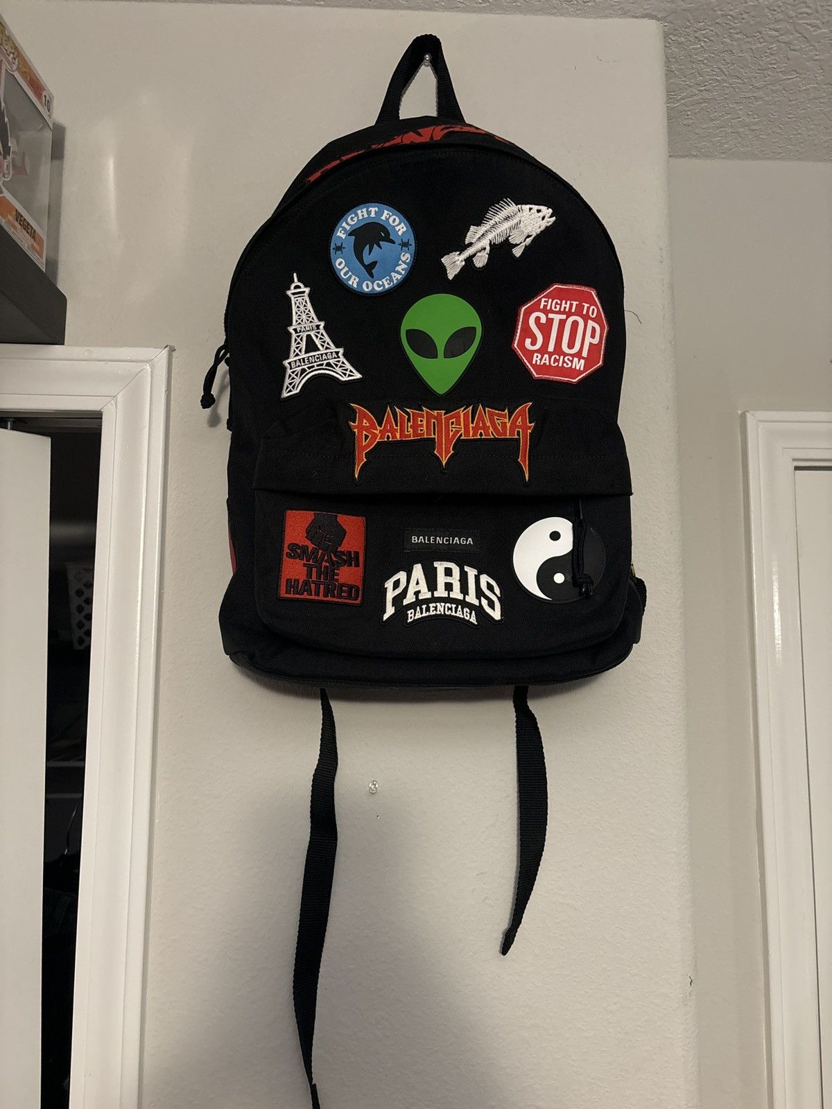 Balenciaga Balenciaga explore patch backpack Size ONE SIZE - 1 Thumbnail