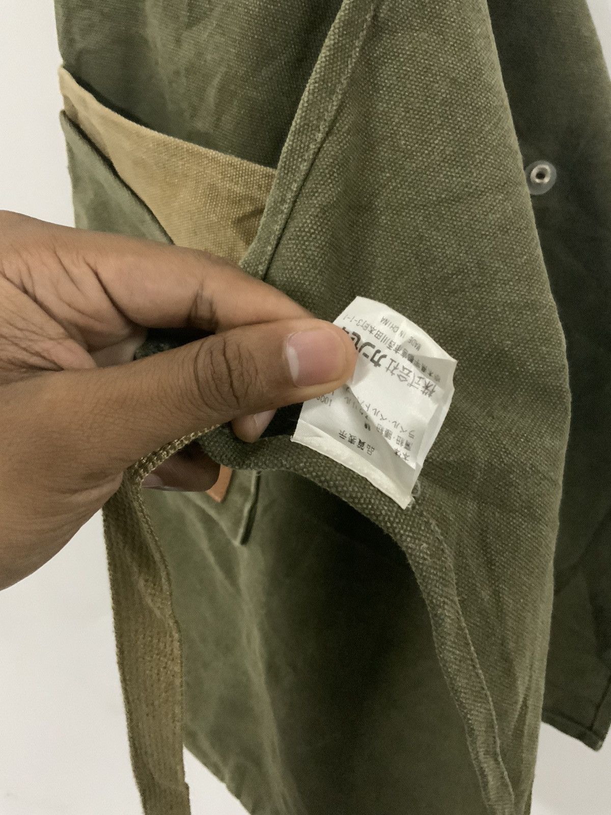 Vintage Vintage Tent-Mark Green Army Apron Size ONE SIZE - 14 Thumbnail