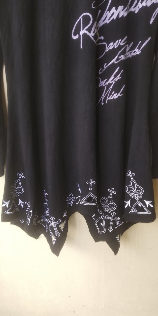 Japanese Brand Ghost of harlem hoodi longsleeve Size M / US 6-8 / IT 42-44 - 3 Thumbnail