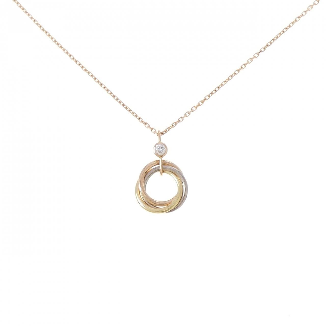 Cartier Cartier Cartier Trinity Au750 Necklace Precious Metal Necklace DUTY FREE for USA Size ONE SIZE - 1 Thumbnail