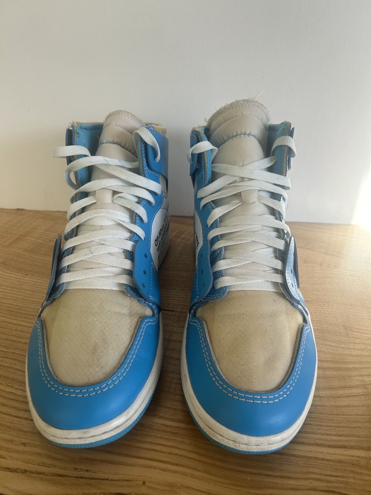 Jordan Brand Off-White x Air Jordan 1 Retro High OG ‘UNC’ Size US 10.5 / EU 43-44 - 5 Thumbnail