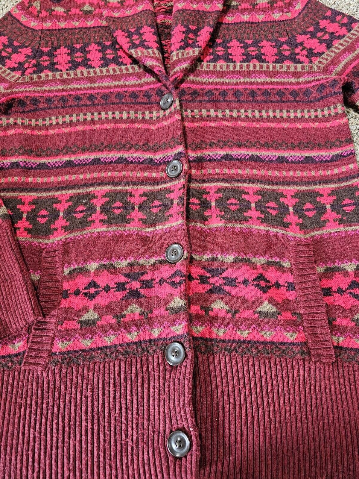 Eddie Bauer Eddie Bauer Southwestern Aztec Cardigan L Geometric Sweater Size L / US 10 / IT 46 - 2 Thumbnail
