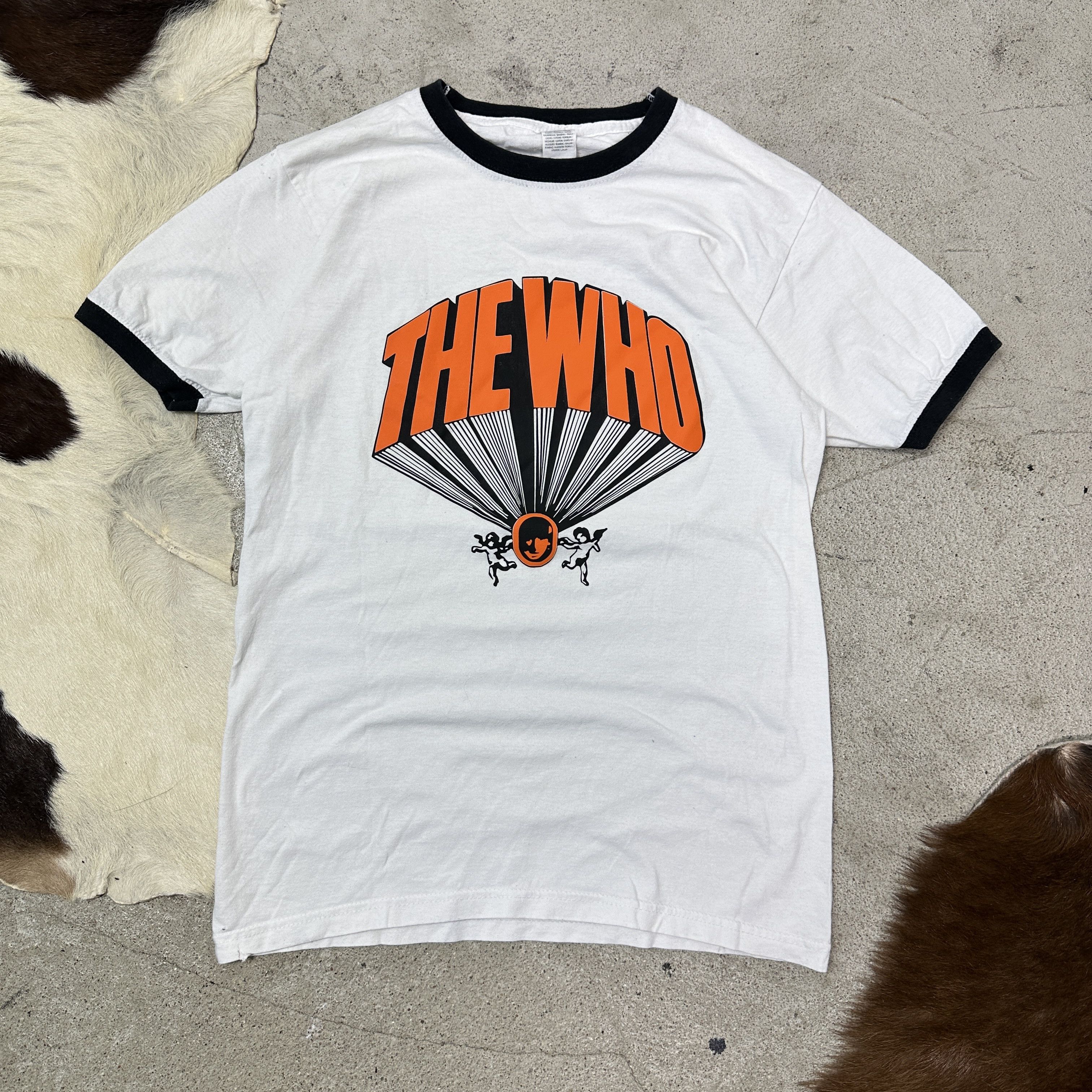Vintage Vintage The Who Ringer Printed Oversize T-shirt Y2K Size US S / EU 44-46 / 1 - 2 Thumbnail