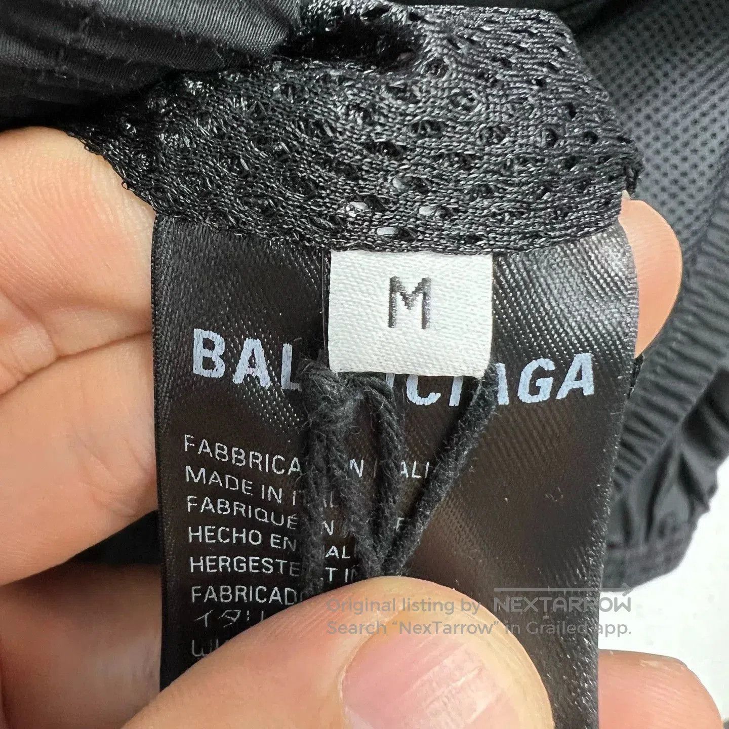 Balenciaga Balenciaga Black Coach Jacket with Logo. Size US M / EU 48-50 / 2 - 4 Thumbnail