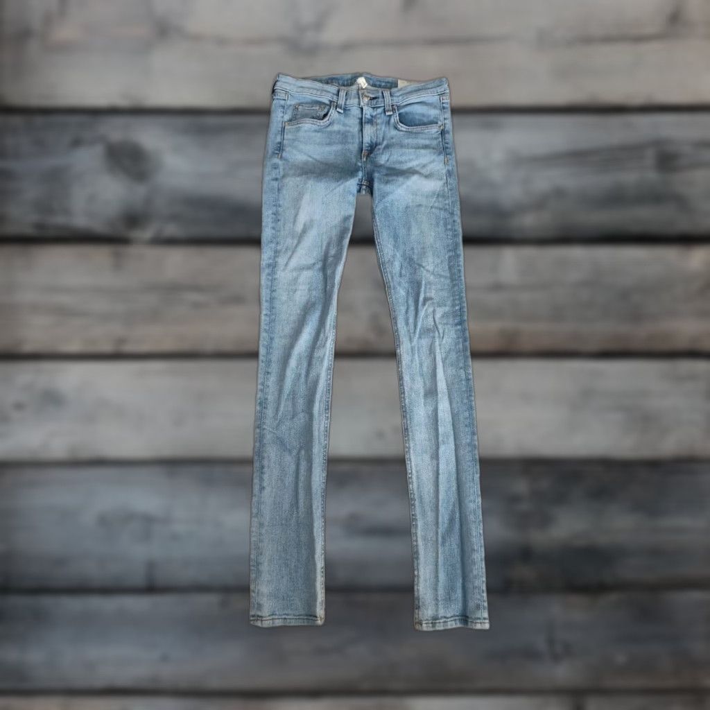 Rag & Bone Rag & Bone La Costa Ankle Skinny Jeans Women's Size 28 Blue Stretch Denim Low Rise Size 28" / US 6 / IT 42 - 1 Thumbnail