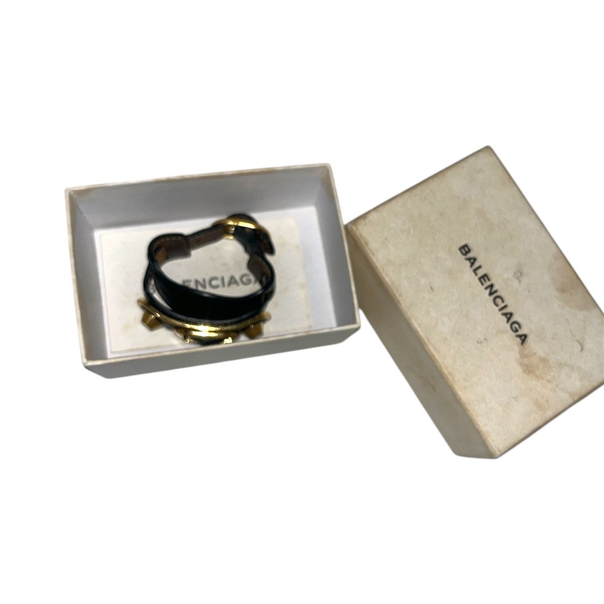 Balenciaga × Vintage Rare authentic Balenciaga leather strap bracelet Size ONE SIZE - 5 Thumbnail