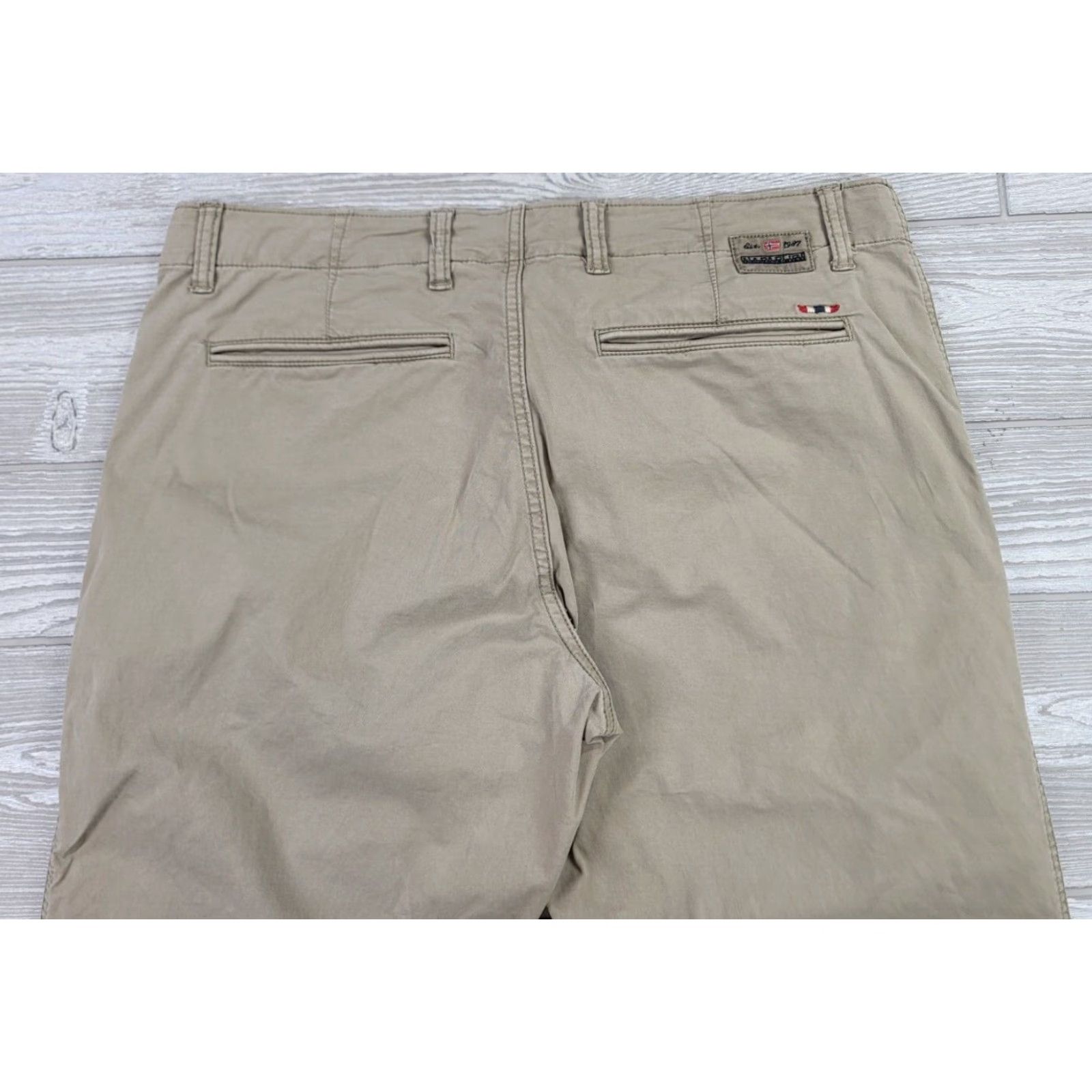 Napapijri Napapijri Geographic Hiking Chino Beige Pants Mens 35x30 Khakis Beige Cotton 90s Outdoor Casual Workwear Pants Mens Size US 35 - 5 Thumbnail