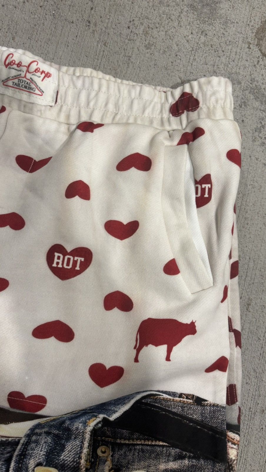 Designer Rotborough “Bad Day Sweatpants” Trompe L'Oeil Size US 32 / EU 48 - 9 Thumbnail