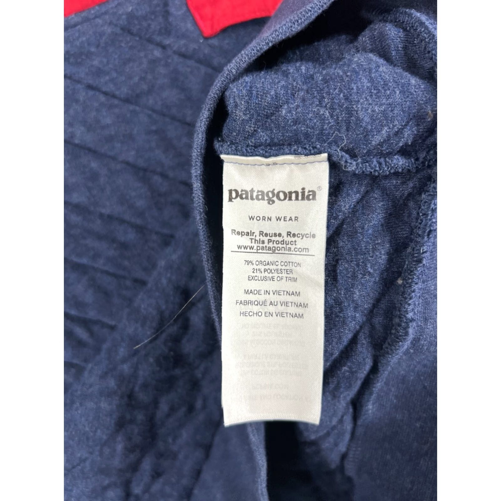 Patagonia Patagonia Sweater Adult Small Blue 3 Button Pocket Quilted Cotton Blend Hike Size US S / EU 44-46 / 1 - 7 Thumbnail
