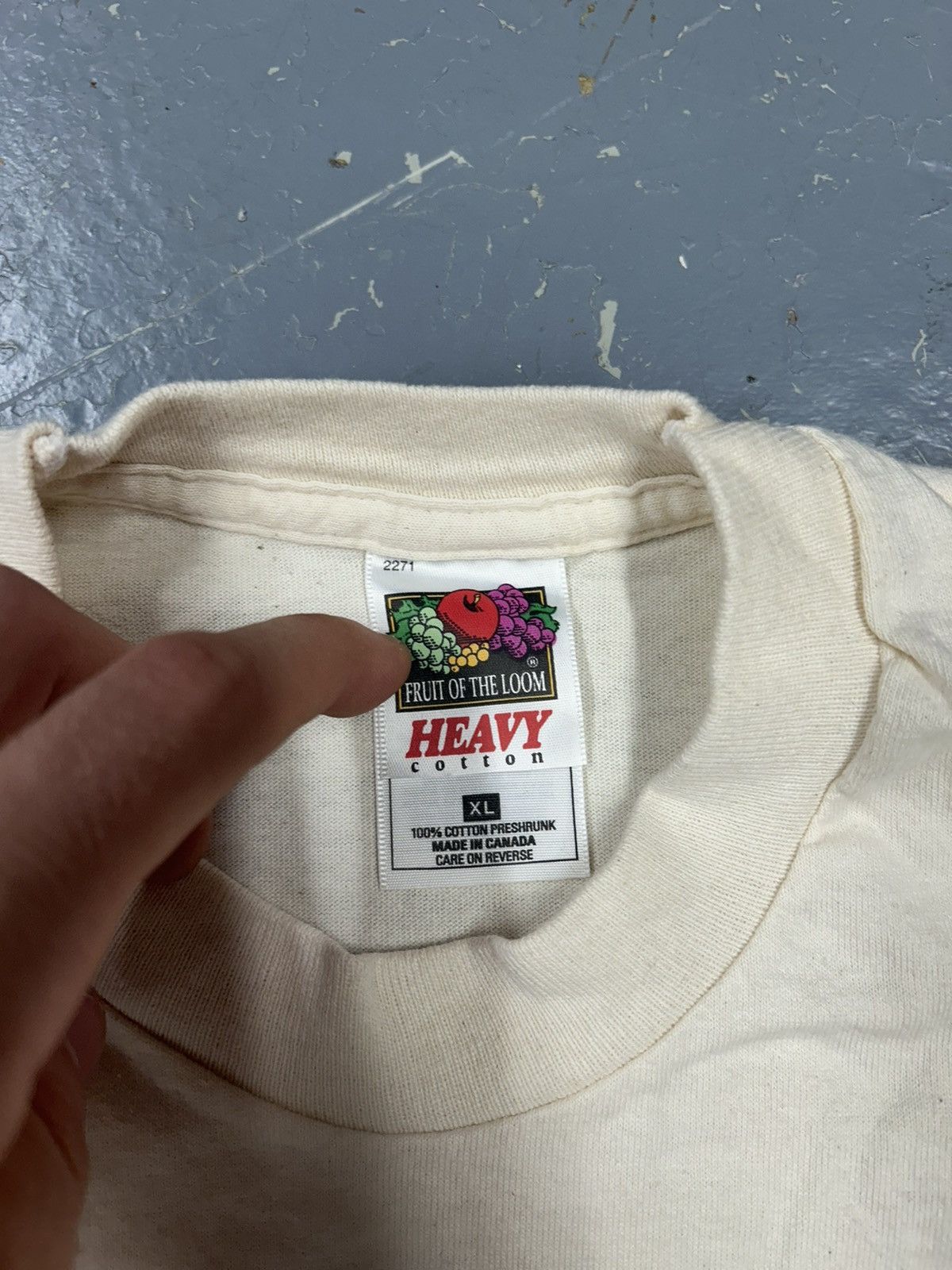 Vintage Crazy Vintage Y2K Essential White Cat Script Humor Tee Shirt Size US L / EU 52-54 / 3 - 3 Thumbnail