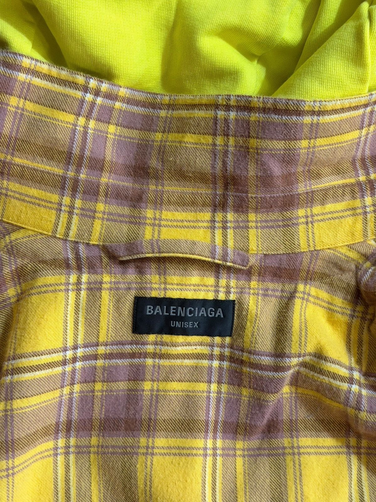 Balenciaga *RARE* BALENCIAGA DEMNA UNITY LAYERED HOODIE YELLOW Size US M / EU 48-50 / 2 - 19 Thumbnail