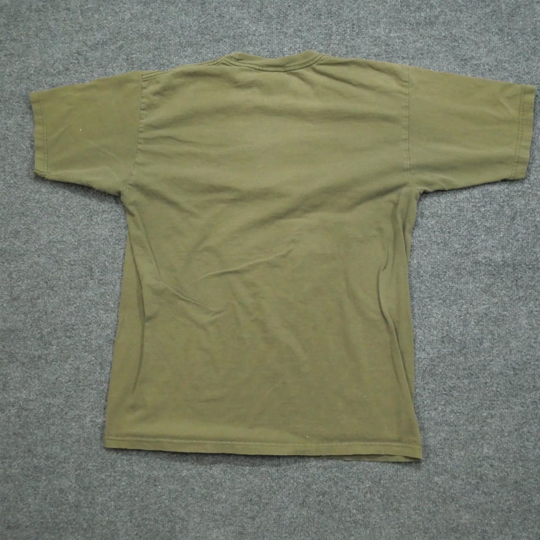 Vintage VINTAGE ODM T Shirt Adult Large Green Motorcycle Distressed Y2K Mens Shirts Crew Neck Short Sleeve Cotton Vintage Size US L / EU 52-54 / 3 - 7 Thumbnail