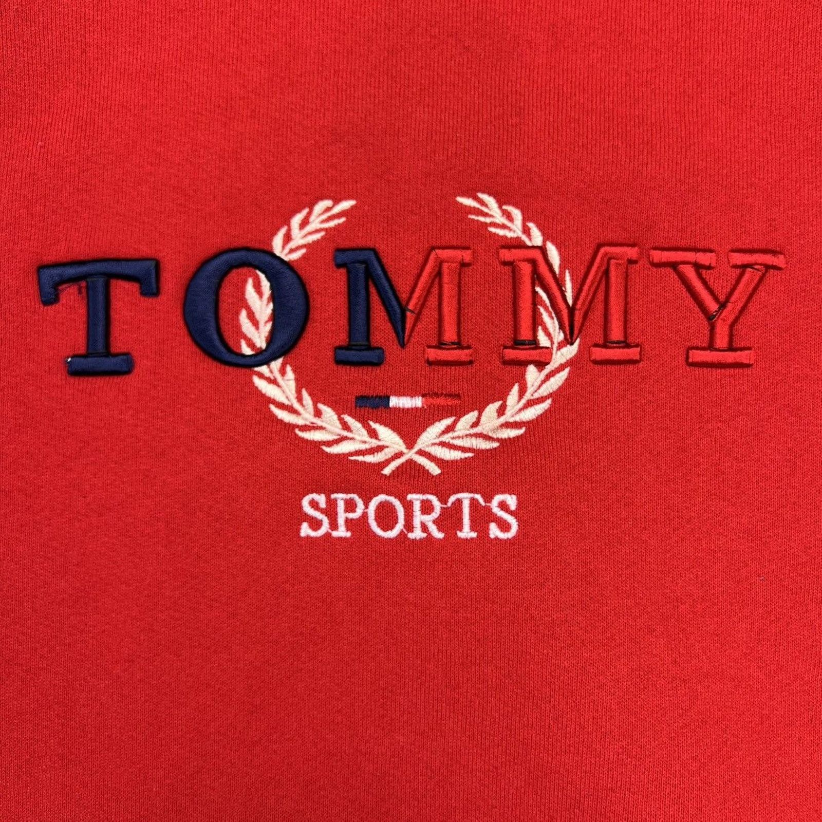 Tommy Hilfiger × Vintage Vintage 90s Tommy Hilfiger Sweatshirt Tommy Crest Pullover Size US XXL / EU 58 / 5 - 2 Thumbnail