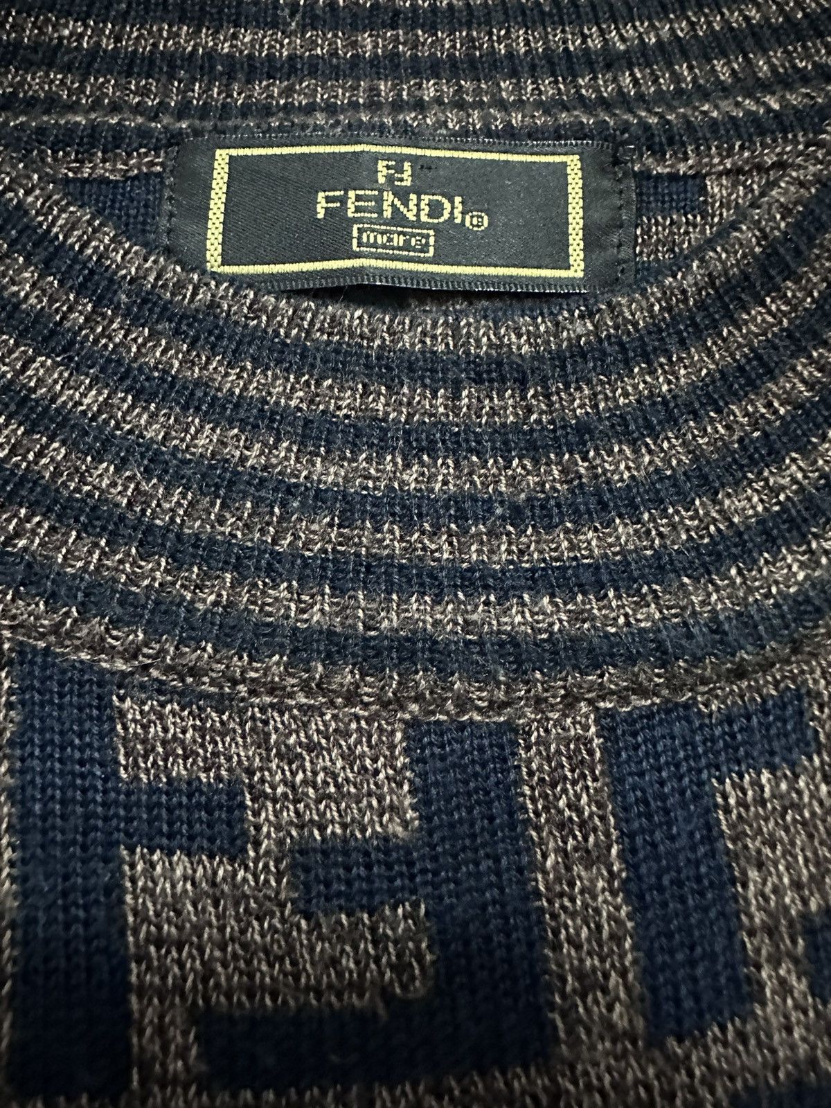 Vintage Vintage 90s Fendi Zucca Monogram Sweaters Size US M / EU 48-50 / 2 - 4 Thumbnail