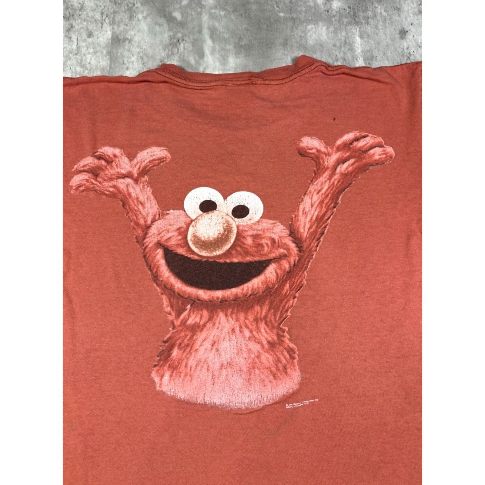 Changes VINTAGE 90s Elmo Monsterwear Red T Shirt L Men Short Sleeve Crew Neck Graphic Print Cotton Knit Silence Size US L / EU 52-54 / 3 - 2 Thumbnail