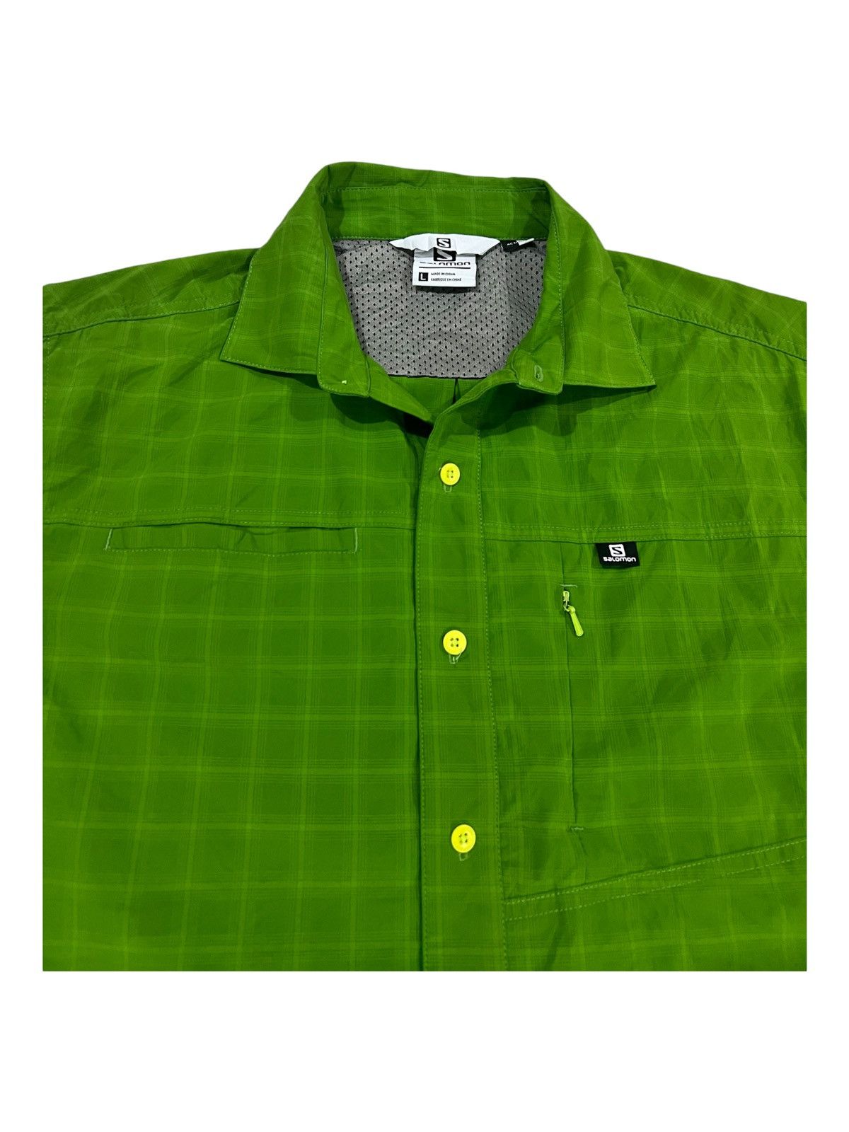 Salomon Salomon Active Lite Gorp Core Nylon Performance Button Shirt Size US L / EU 52-54 / 3 - 2 Thumbnail