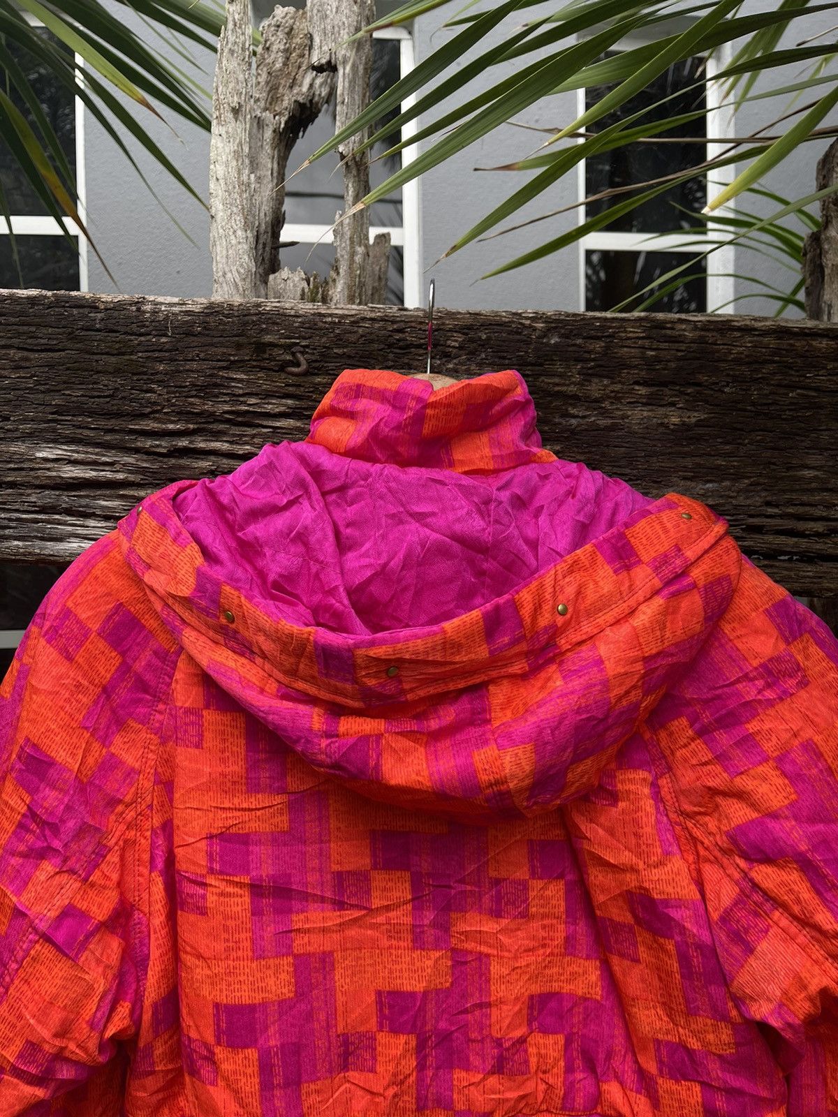Phenix Vintage Phenix Pink & Orange Patterned Ski Jacket Size L / US 10 / IT 46 - 12 Thumbnail