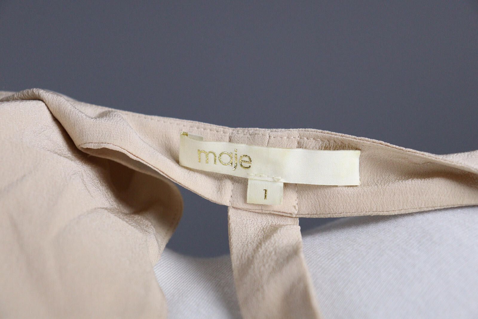 Other Maje Cream Ivory Summer Party Cocktail Dress Tunic Size 1 Size M / US 6-8 / IT 42-44 - 9 Thumbnail
