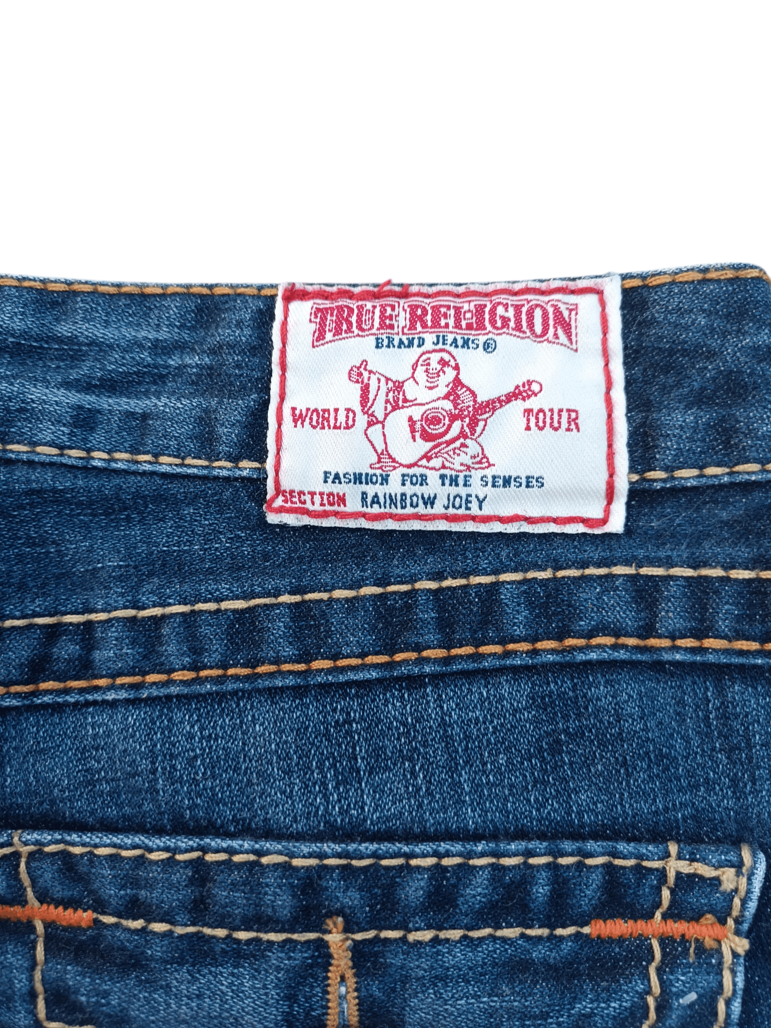True Religion × Vintage True Religion Rainbow Joey Flare Jeans TR017 Size 27" / US 4 / IT 40 - 15 Thumbnail