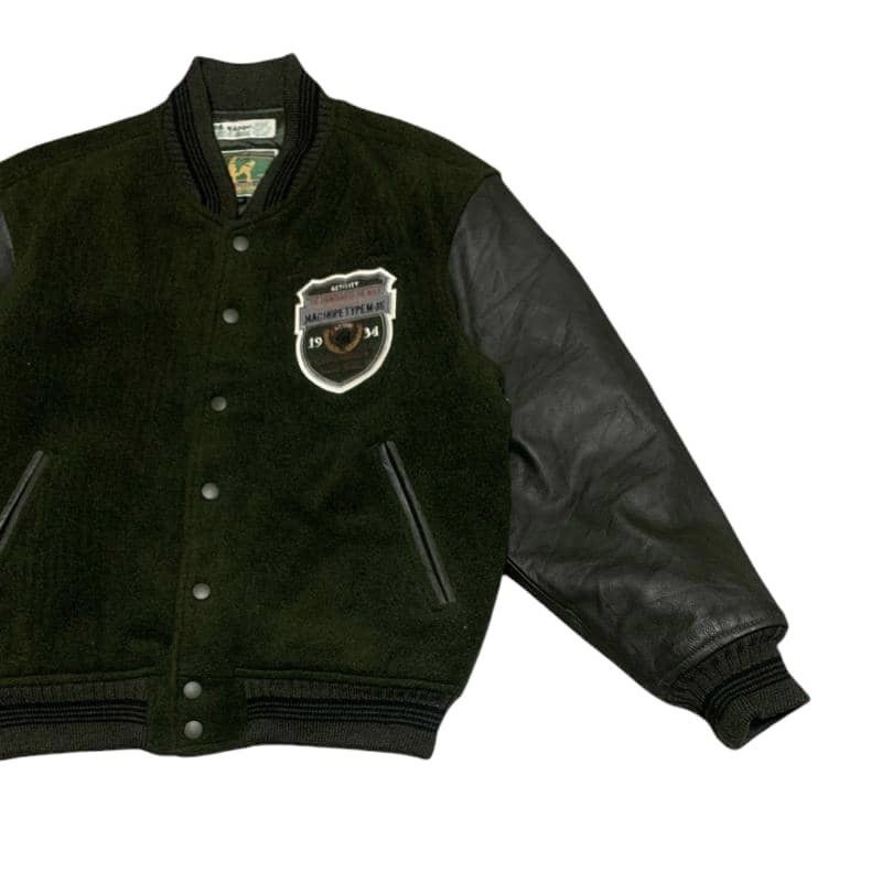 Japanese Brand Vintage 80s Mac Hope Wool Varsity Jacket Sleeve Leather Size US M / EU 48-50 / 2 - 4 Thumbnail