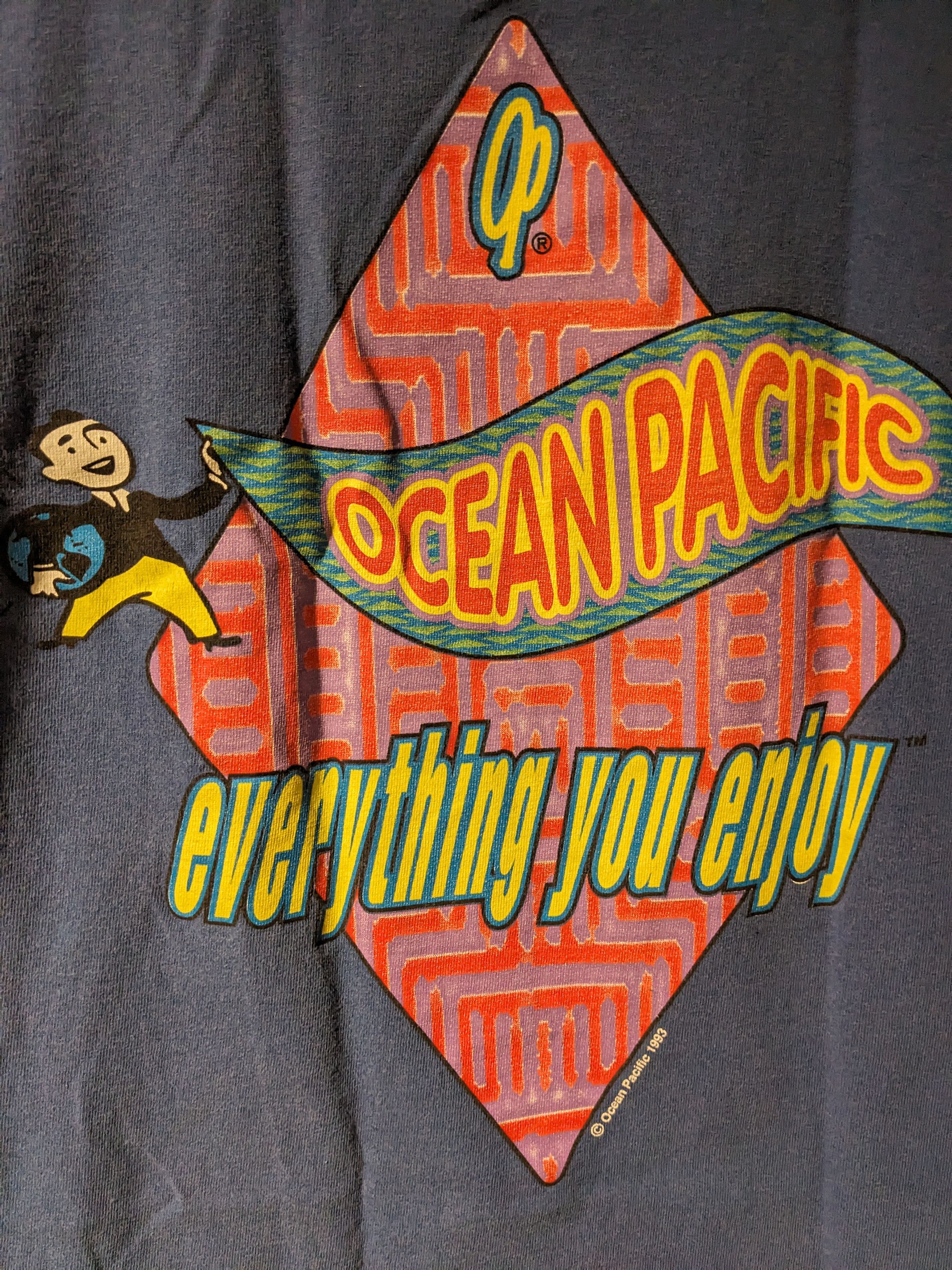 Ocean Pacific Vintage 1993 Ocean Pacific Everything You Kids Large T-Shirt Size US L / EU 52-54 / 3 - 2 Thumbnail