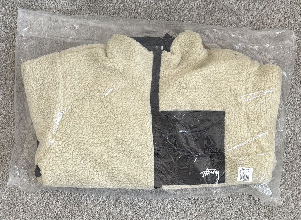 Stussy Stussy 8 Ball Sherpa Reversible Jacket Size US S / EU 44-46 / 1 - 1 Thumbnail