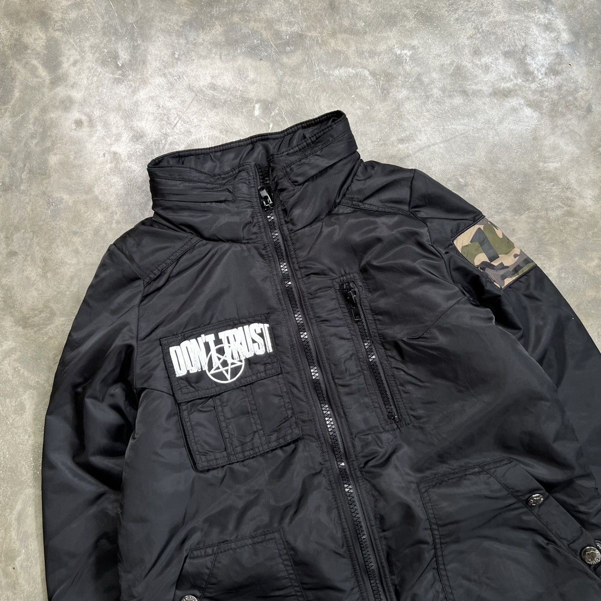 Hysteric Glamour 2000’s Ghost of Harlem Vkei Style Big Cross Jacket Size US M / EU 48-50 / 2 - 4 Thumbnail