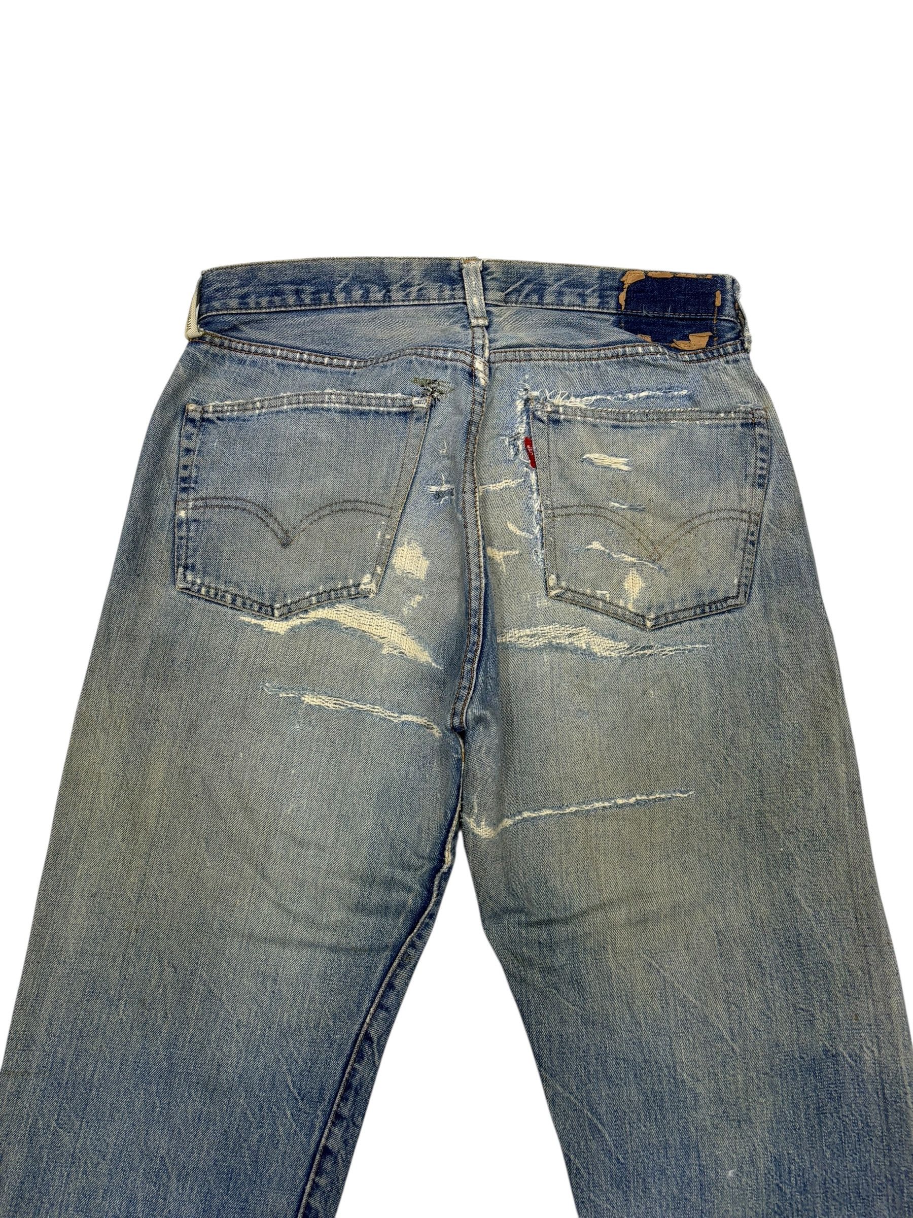 Levi's True Vintage Levis 501 Big E Selvedge Jeans Button 2 Size US 32 / EU 48 - 9 Thumbnail