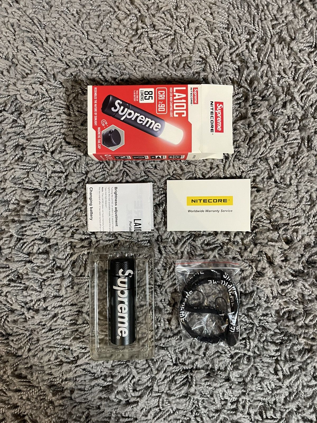 Supreme 2017FW Supreme Nitecore LA10C High Cri Camping Light Black Size ONE SIZE - 9 Thumbnail