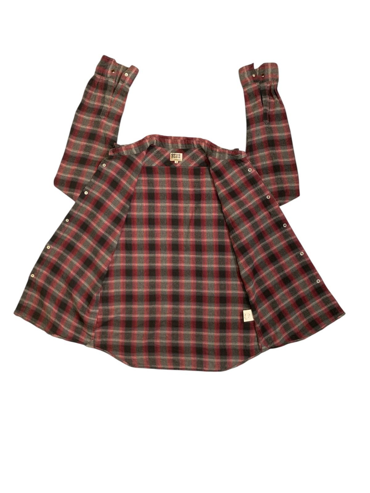 Takeo Kikuchi Rare Design Takeo Kikuchi Snap Button Ups Shirt Size M / US 6-8 / IT 42-44 - 3 Thumbnail
