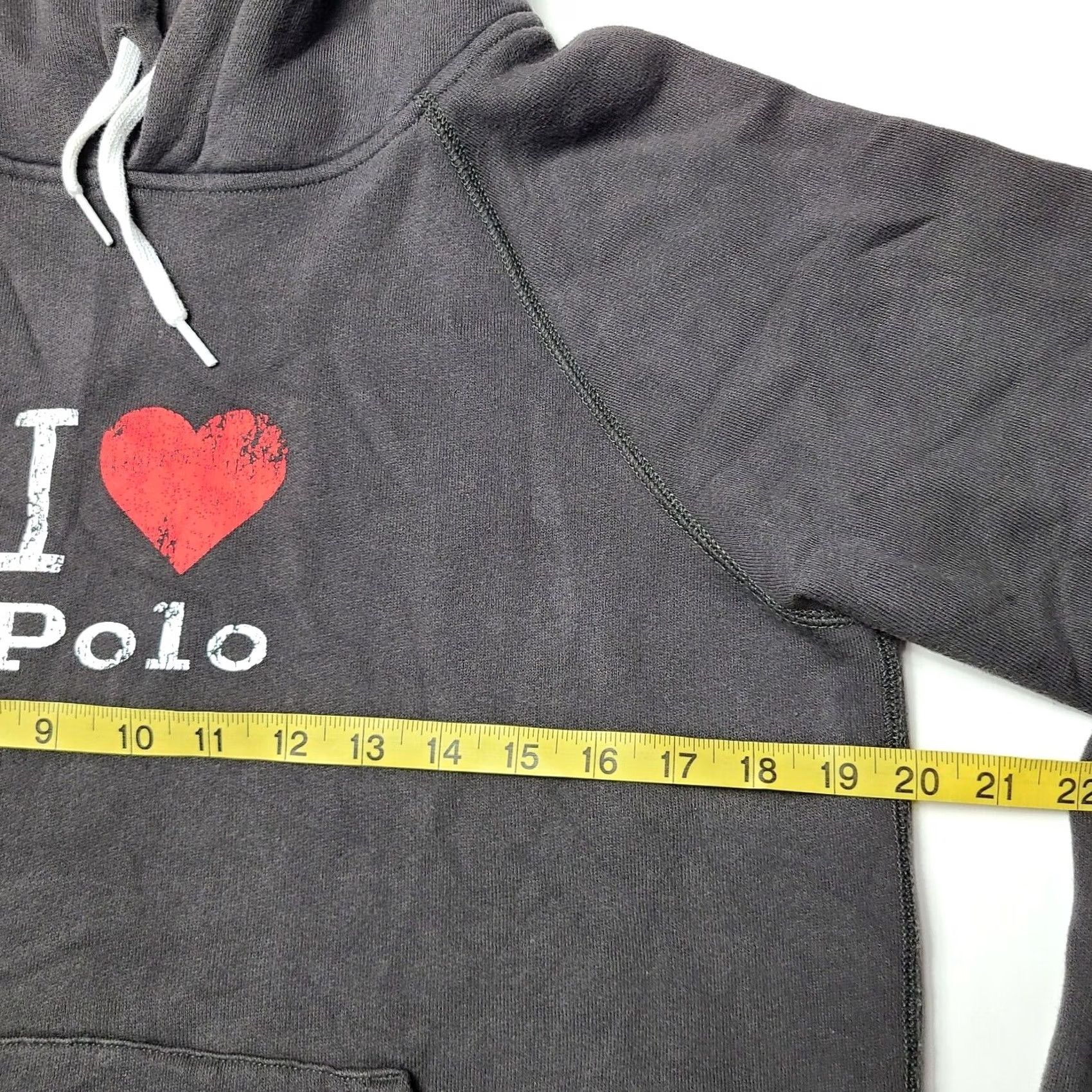 Polo Ralph Lauren Polo Ralph Lauren Sweatshirt Women's Small Dark Gray Hoodie Pullover Sweater Size S / US 4 / IT 40 - 5 Thumbnail