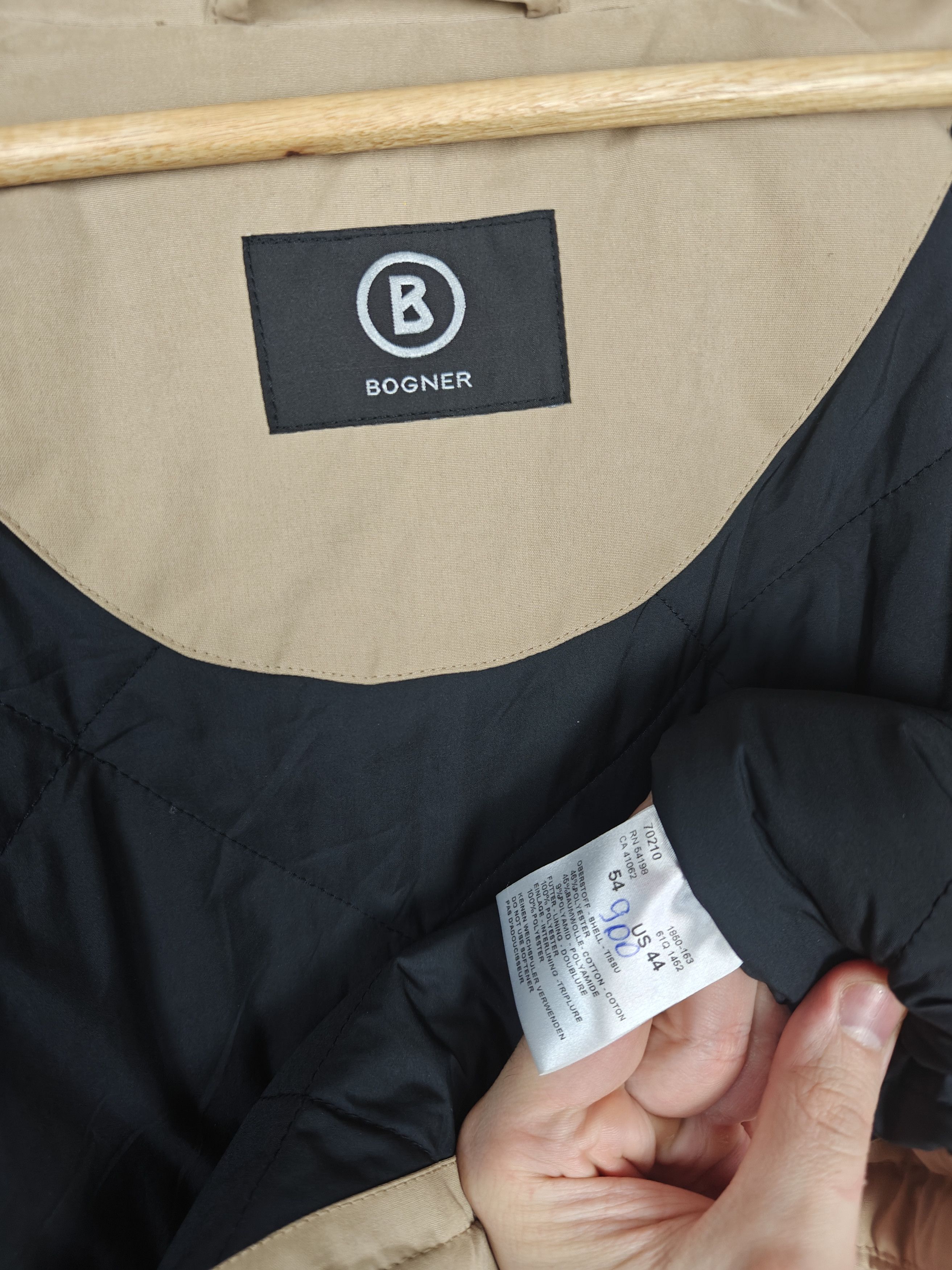 Bogner Bogner Multipocket Jacket Vtg Hooded Sand size US44 Size US L / EU 52-54 / 3 - 13 Thumbnail